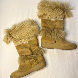 Tecnica Tan Fur Winter Boots